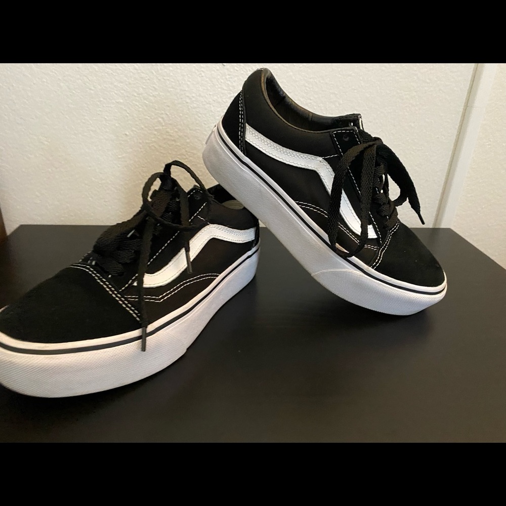 Old Skool Platform Vans Womens size 5.5